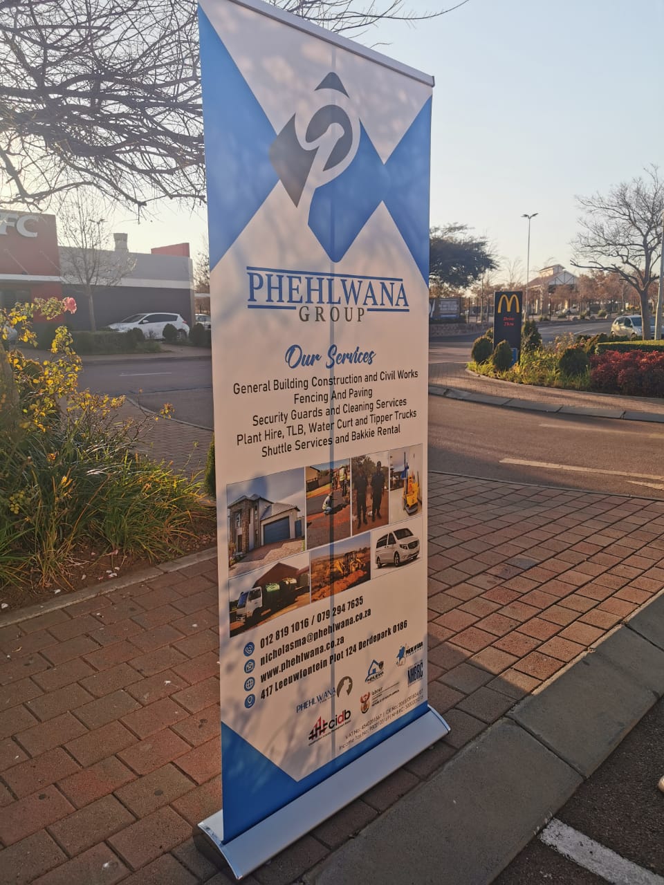 Phehlwana Group cleaning team in a commercial facility
